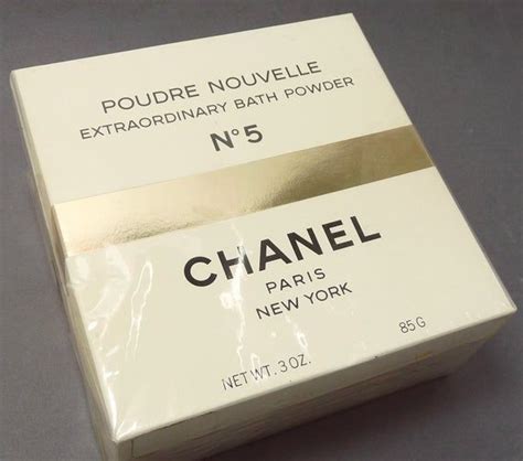 Vintage Chanel No5 Powder & Puff NIB 